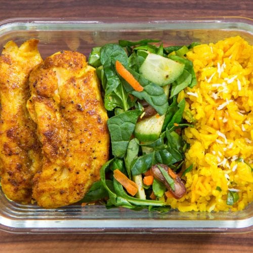 Easy Healthy Chicken and Rice Meal Prep Recipe For The Week