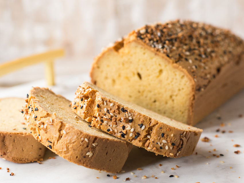 Low Carb Keto Bread (GF,DF, Paleo) - No Eggy Flavor & Perfect For Sandwiches