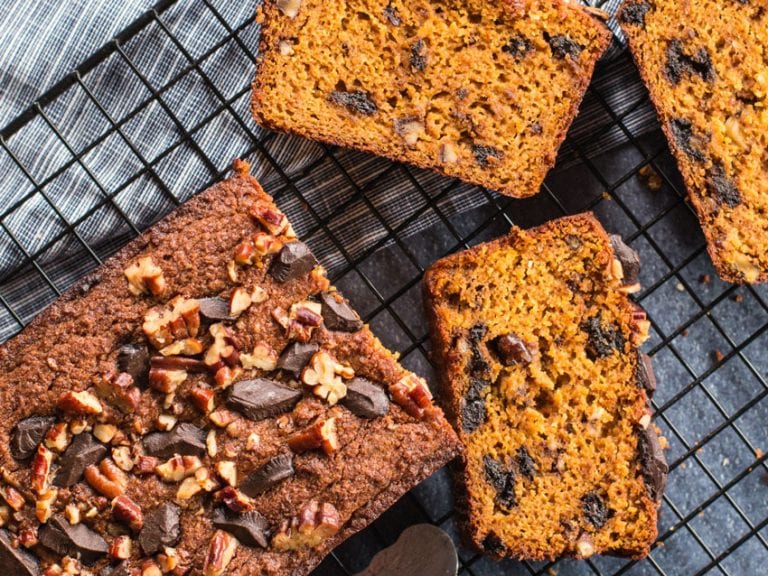 Gluten Free Pumpkin Bread (GF,DF) - Refined Sugar and Dairy Free