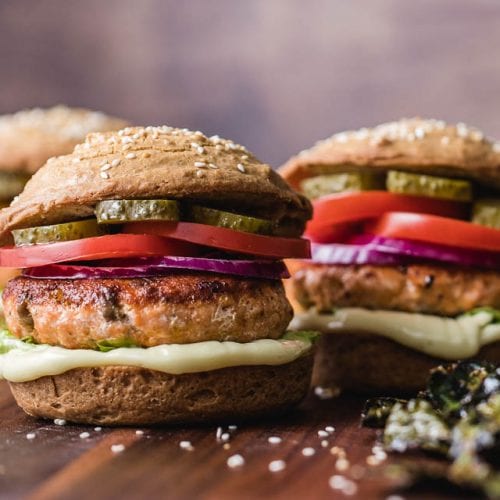 Shrimp Burger and Jicama Fries - FlavCity with Bobby Parrish